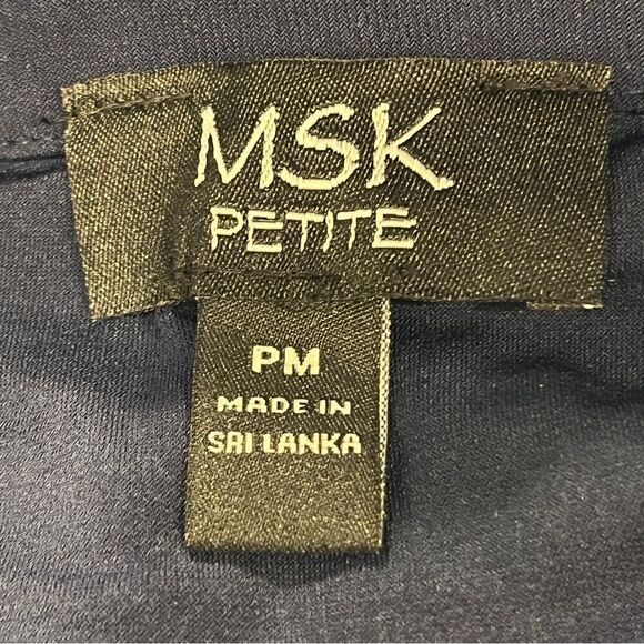 MSK navy sleeveless a-line dress - Picture 9 of 13